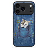 Kitty In Pocket iPhone 17 Pro Max Glass Back Cover Online