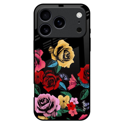Floral Decorative iPhone 17 Pro Max Glass Back Cover Online