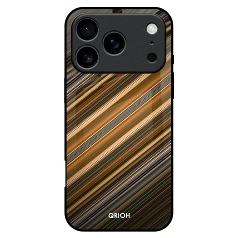 Diagonal Slash Pattern iPhone 17 Pro Max Glass Back Cover Online