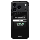 Error iPhone 17 Pro Max Glass Back Cover Online