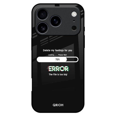 Error iPhone 17 Pro Max Glass Back Cover Online