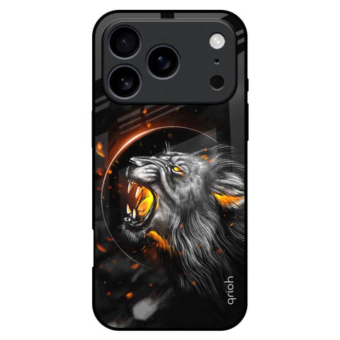 Aggressive Lion iPhone 17 Pro Max Glass Back Cover Online