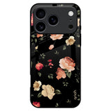 Black Spring Floral iPhone 17 Pro Max Glass Back Cover Online