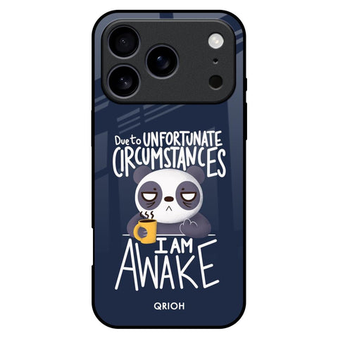 Struggling Panda iPhone 17 Pro Max Glass Back Cover Online