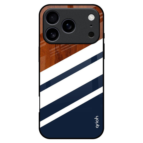 Bold Stripes iPhone 17 Pro Max Glass Back Cover Online
