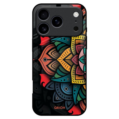 Retro Gorgeous Flower iPhone 17 Pro Max Glass Back Cover Online