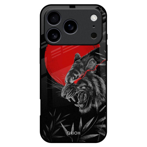 Red Moon Tiger iPhone 17 Pro Max Glass Back Cover Online