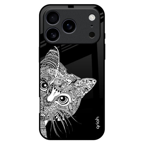 Kitten Mandala iPhone 17 Pro Max Glass Back Cover Online