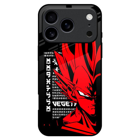 Red Vegeta iPhone 17 Pro Max Glass Back Cover Online
