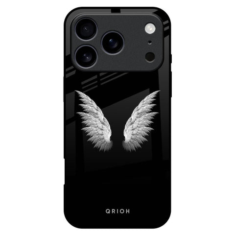 White Angel Wings iPhone 17 Pro Max Glass Back Cover Online