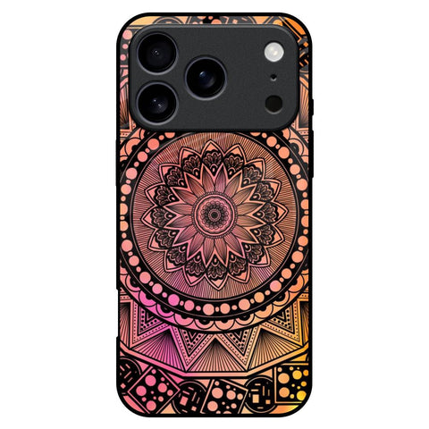 Floral Mandala iPhone 17 Pro Max Glass Back Cover Online