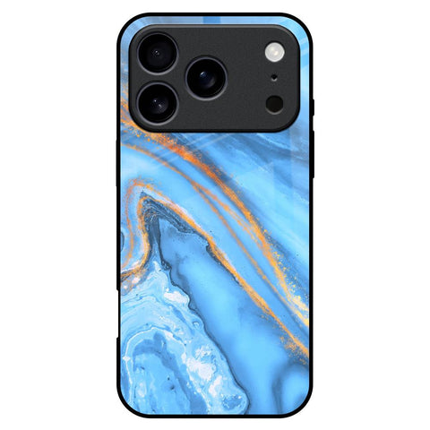 Vibrant Blue Marble iPhone 17 Pro Max Glass Back Cover Online