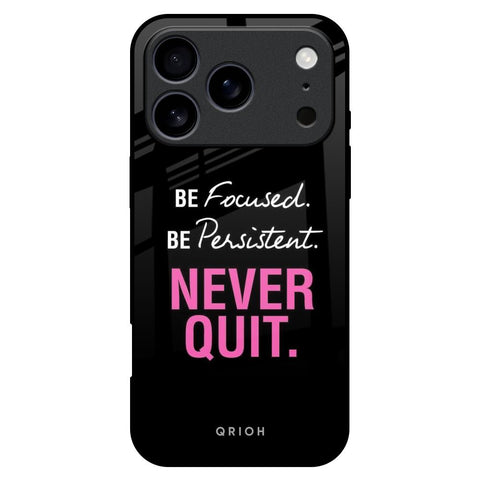Be Focused iPhone 17 Pro Max Glass Back Cover Online