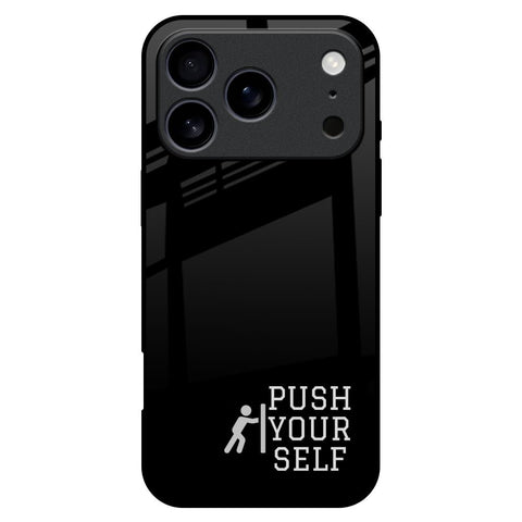 Push Your Self iPhone 17 Pro Max Glass Back Cover Online