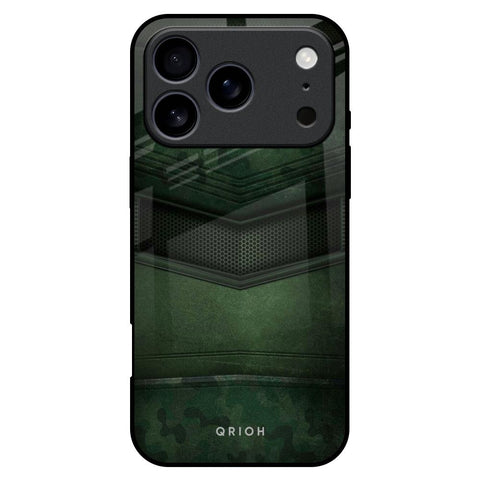 Green Leather iPhone 17 Pro Max Glass Back Cover Online