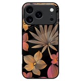 Lines Pattern Flowers iPhone 17 Pro Max Glass Back Cover Online