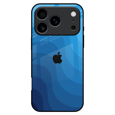 Blue Wave Abstract iPhone 17 Pro Max Glass Back Cover Online
