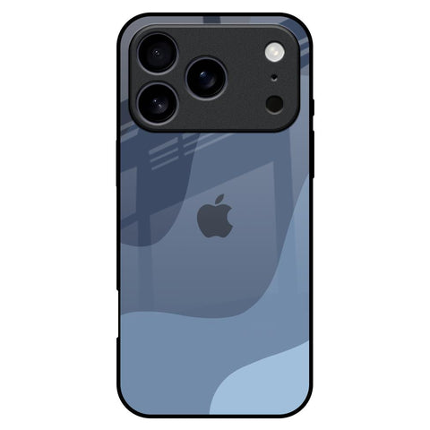 Navy Blue Ombre iPhone 17 Pro Max Glass Back Cover Online