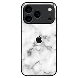 Satin White Marble iPhone 17 Pro Max Glass Back Cover Online