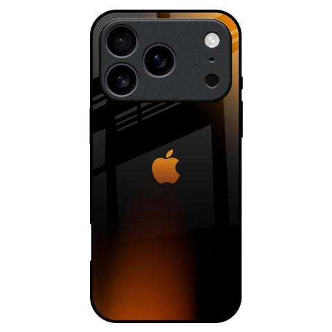 Orange Black Fusion iPhone 17 Pro Max Glass Back Cover Online