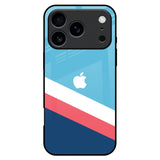 Pink & White Stripes iPhone 17 Pro Max Glass Back Cover Online