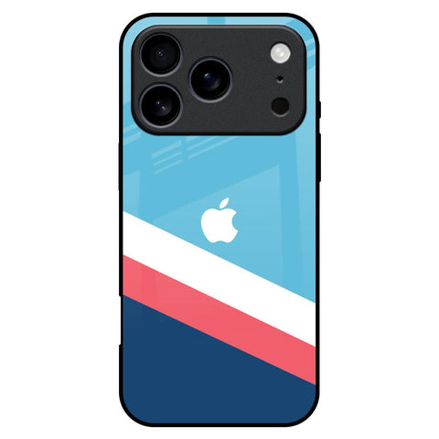 Pink & White Stripes iPhone 17 Pro Max Glass Back Cover Online