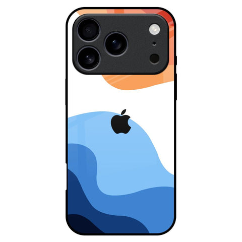 Wavy Color Pattern iPhone 17 Pro Max Glass Back Cover Online