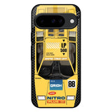 Yellow Racing Car Google Pixel 10 5G Glass Back Cover Online