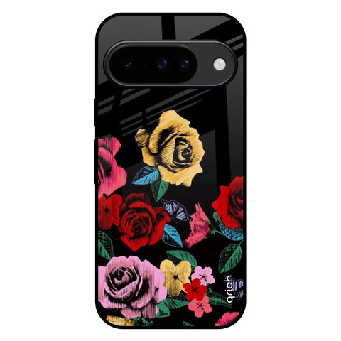 Floral Decorative Google Pixel 10 5G Glass Back Cover Online
