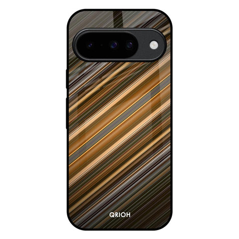 Diagonal Slash Pattern Google Pixel 10 5G Glass Back Cover Online