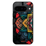 Retro Gorgeous Flower Google Pixel 10 5G Glass Back Cover Online