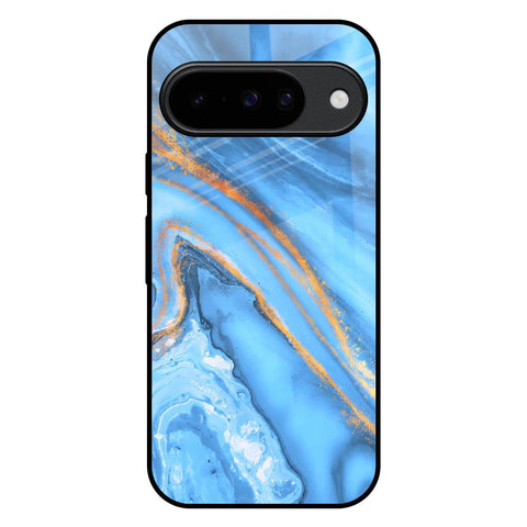 Vibrant Blue Marble Google Pixel 10 5G Glass Back Cover Online