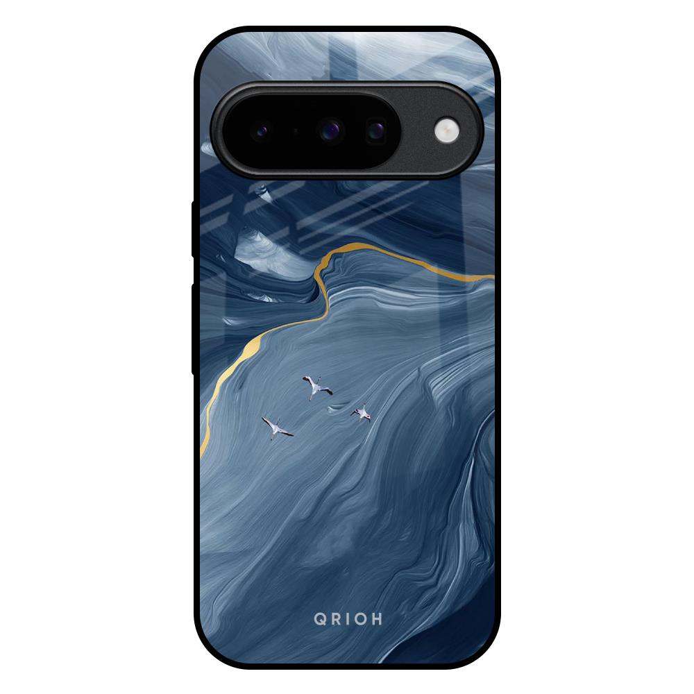 Deep Ocean Marble Google Pixel 10 5G Glass Back Cover Online