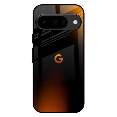 Orange Black Fusion Google Pixel 10 5G Glass Back Cover Online