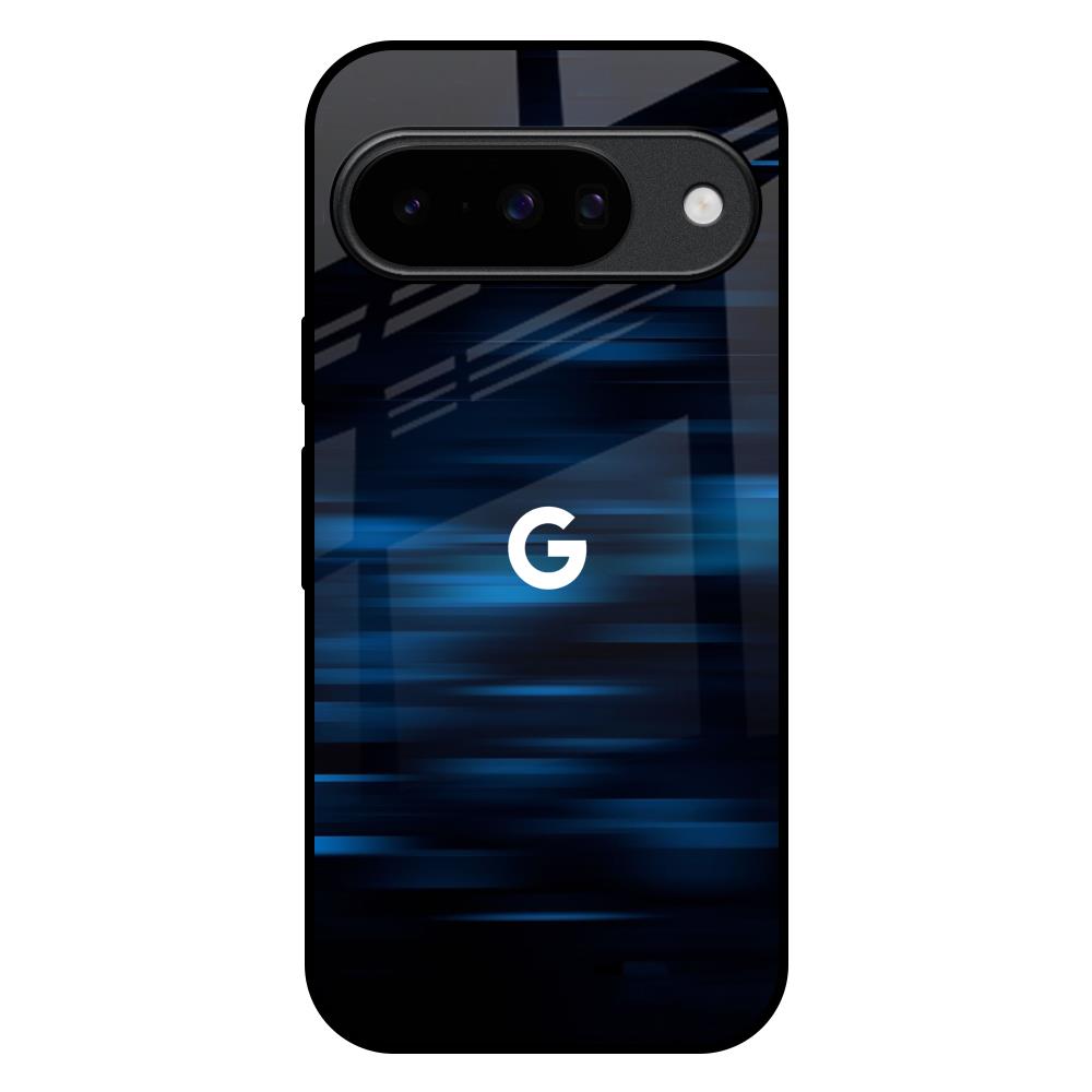 Blue Rough Abstract Google Pixel 10 5G Glass Back Cover Online
