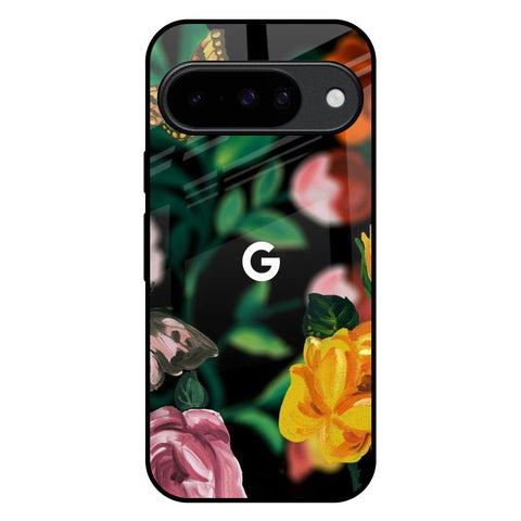 Flowers & Butterfly Google Pixel 10 5G Glass Back Cover Online