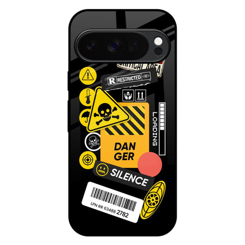 Danger Signs Google Pixel 10 Pro 5G Glass Back Cover Online