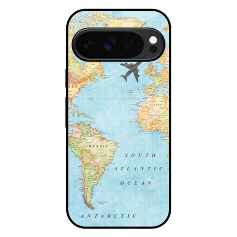 Travel Map Google Pixel 10 Pro 5G Glass Back Cover Online