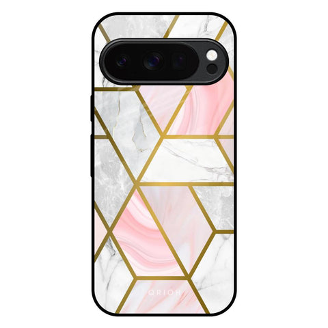 Geometrical Marble Google Pixel 10 Pro 5G Glass Back Cover Online