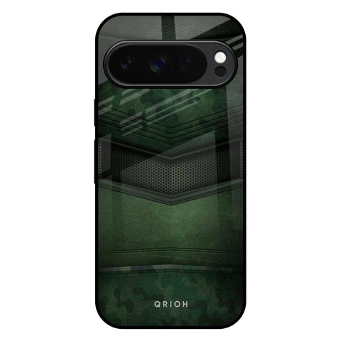 Green Leather Google Pixel 10 Pro 5G Glass Back Cover Online