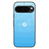 Wavy Blue Pattern Google Pixel 10 Pro 5G Glass Back Cover Online