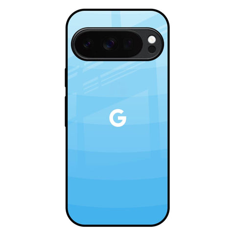 Wavy Blue Pattern Google Pixel 10 Pro 5G Glass Back Cover Online