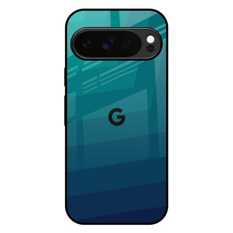 Green Triangle Pattern Google Pixel 10 Pro 5G Glass Back Cover Online