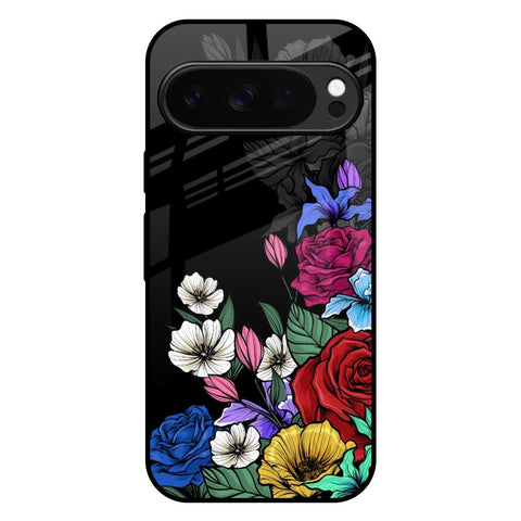 Rose Flower Bunch Art Google Pixel 10 Pro XL 5G Glass Back Cover Online