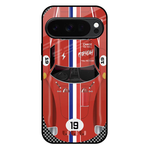 Racing Vintage Google Pixel 10 Pro XL 5G Glass Back Cover Online