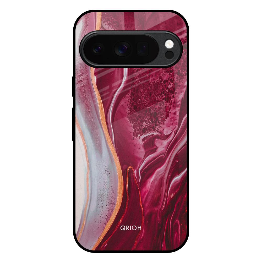 Crimson Ruby Google Pixel 10 Pro XL 5G Glass Back Cover Online