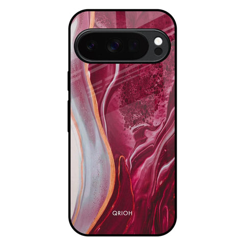 Crimson Ruby Google Pixel 10 Pro XL 5G Glass Back Cover Online