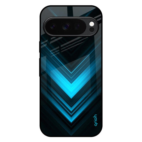 Vertical Blue Arrow Google Pixel 10 Pro XL 5G Glass Back Cover Online