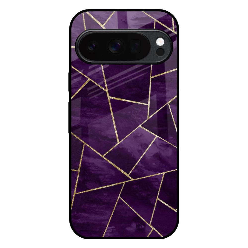 Geometric Purple Google Pixel 10 Pro XL 5G Glass Back Cover Online