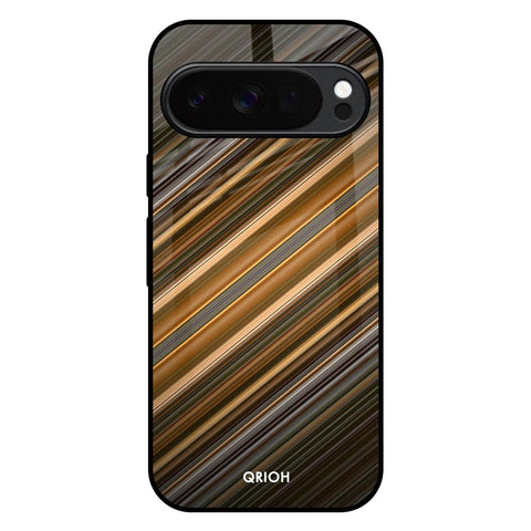 Diagonal Slash Pattern Google Pixel 10 Pro XL 5G Glass Back Cover Online